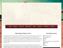 Tablet Screenshot of hotelregaleforie.ro